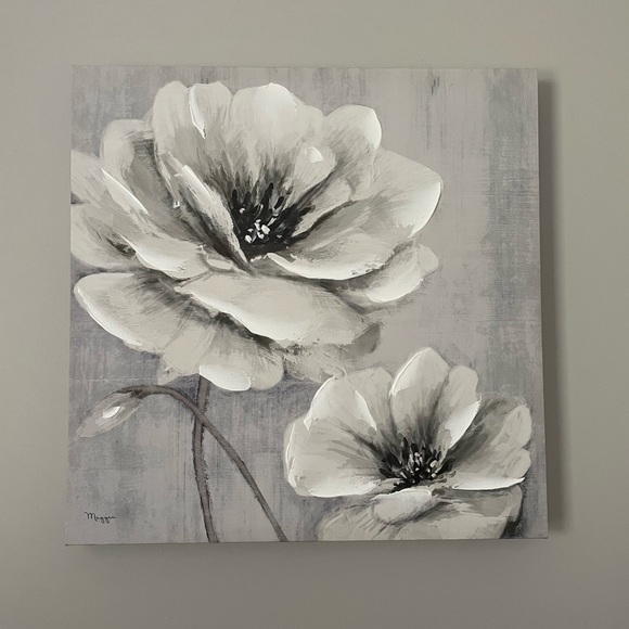 Flower art work 20inchesx20inches painting - Picture 1 of 3